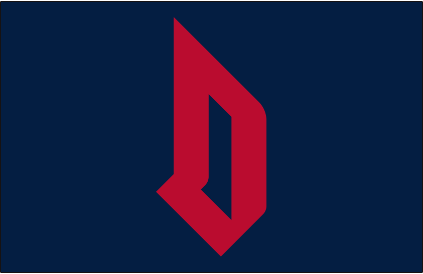 Duquesne Dukes 2019-Pres Primary Dark Logo diy iron on heat transfer...